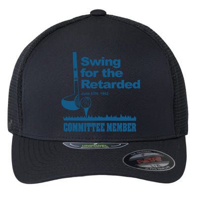 Swing For The Retarded June 6th 1982 Committee Flexfit Unipanel Trucker Cap