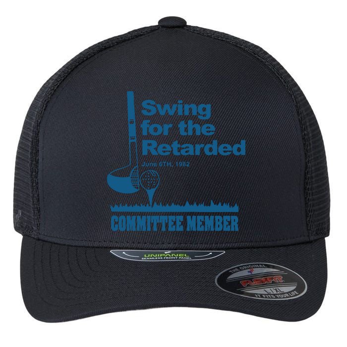 Swing For The Retarded June 6th 1982 Committee Flexfit Unipanel Trucker Cap