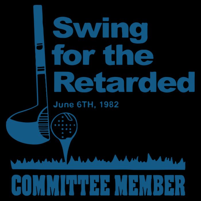 Swing For The Retarded June 6th 1982 Committee Drawstring Bag