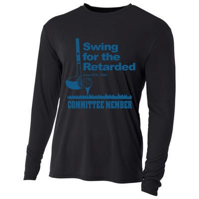 Swing For The Retarded June 6th 1982 Committee Cooling Performance Long Sleeve Crew