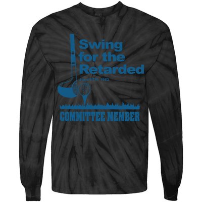 Swing For The Retarded June 6th 1982 Committee Tie-Dye Long Sleeve Shirt