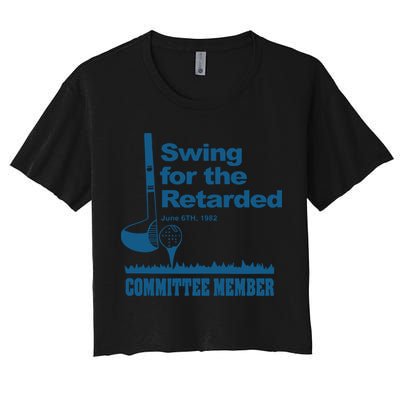 Swing For The Retarded June 6th 1982 Committee Crop Top