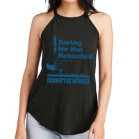 Swing For The Retarded June 6th 1982 Committee Women's Perfect Tri Rocker Tank
