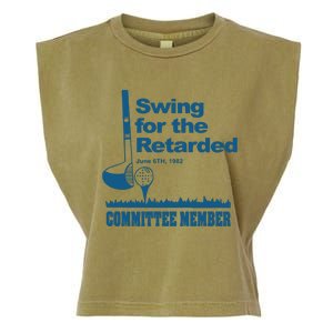 Swing For The Retarded June 6th 1982 Committee Garment-Dyed Women's Muscle Tee