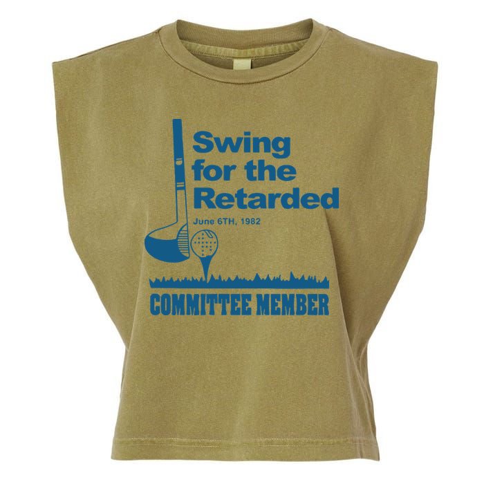 Swing For The Retarded June 6th 1982 Committee Garment-Dyed Women's Muscle Tee