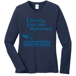 Swing For The Retarded June 6th 1982 Committee Ladies Long Sleeve Shirt