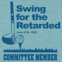 Swing For The Retarded June 6th 1982 Committee Sueded Cloud Jersey T-Shirt