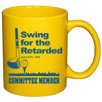Swing For The Retarded June 6th 1982 Committee 11oz C Handle Ceramic Mug
