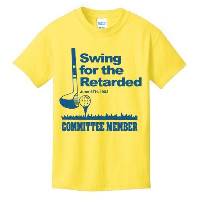 Swing For The Retarded June 6th 1982 Committee Kids T-Shirt