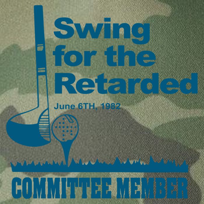 Swing For The Retarded June 6th 1982 Committee Legacy Tie Dye Trucker Hat