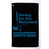 Swing For The Retarded June 6th 1982 Committee Golf Towel