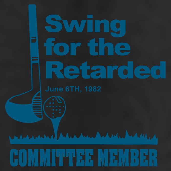 Swing For The Retarded June 6th 1982 Committee Golf Towel