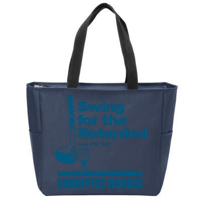 Swing For The Retarded June 6th 1982 Committee Zip Tote Bag