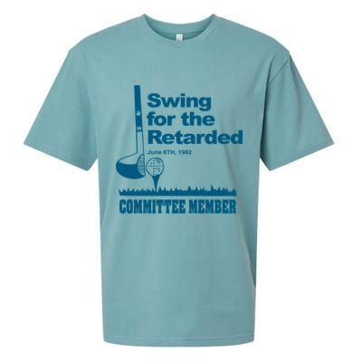 Swing For The Retarded June 6th 1982 Committee Sueded Cloud Jersey T-Shirt