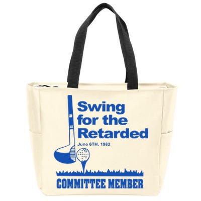 Swing For The Retarded June 6th 1982 Zip Tote Bag