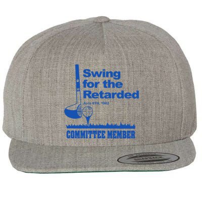 Swing For The Retarded June 6th 1982 Wool Snapback Cap