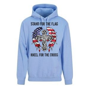 Stand For The Flag Kneel For The Cross Unisex Surf Hoodie