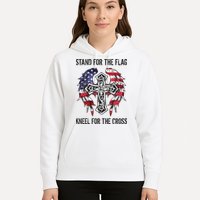 Stand For The Flag Kneel For The Cross Hoodie