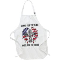 Stand For The Flag Kneel For The Cross Apron