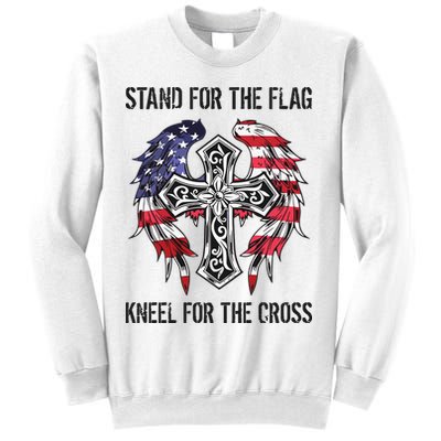 Stand For The Flag Kneel For The Cross Sweatshirt