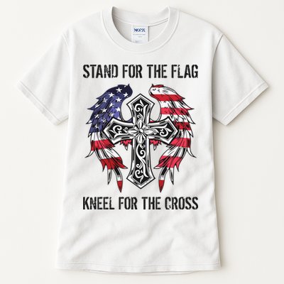 Stand For The Flag Kneel For The Cross Tall T-Shirt