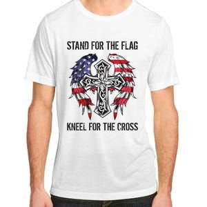 Stand For The Flag Kneel For The Cross Adult ChromaSoft Performance T-Shirt