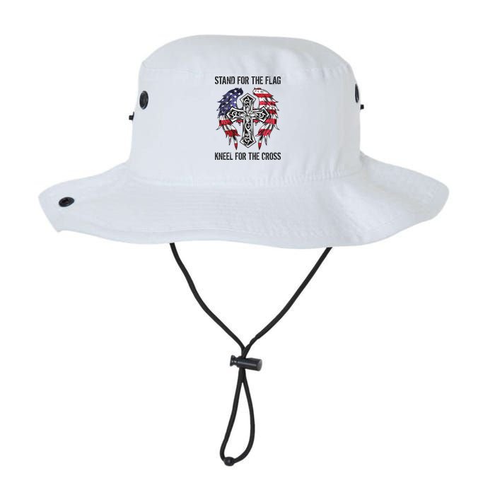 Stand For The Flag Kneel For The Cross Bucket Hat