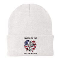 Stand For The Flag Kneel For The Cross Beanie