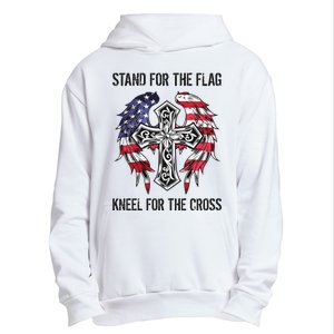 Stand For The Flag Kneel For The Cross Urban Pullover Hoodie