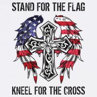 Stand For The Flag Kneel For The Cross Wool Snapback Cap
