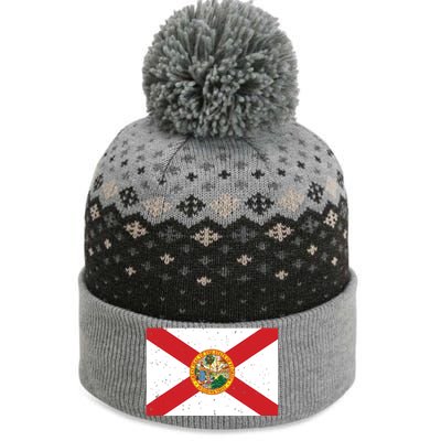 State Flag Tees Vintage Florida Fl State Flag The Baniff Cuffed Pom Beanie