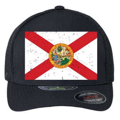 State Flag Tees Vintage Florida Fl State Flag Flexfit Unipanel Trucker Cap