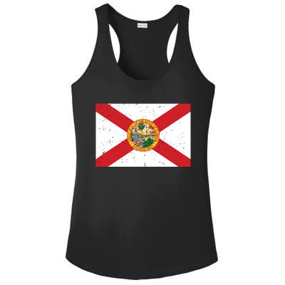 State Flag Tees Vintage Florida Fl State Flag Ladies PosiCharge Competitor Racerback Tank