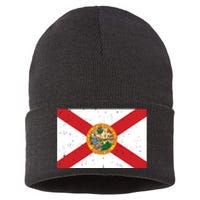 State Flag Tees Vintage Florida Fl State Flag Sustainable Knit Beanie