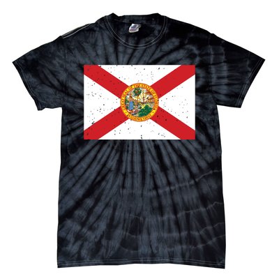 State Flag Tees Vintage Florida Fl State Flag Tie-Dye T-Shirt