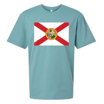 State Flag Tees Vintage Florida Fl State Flag Sueded Cloud Jersey T-Shirt