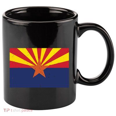 State Flag Tees Vintage Arizona Az State Flag 11oz C Handle Ceramic Mug
