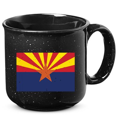 State Flag Tees Vintage Arizona Az State Flag 15oz Campfire Ceramic Mug
