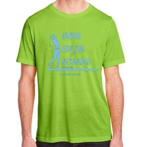 Swing For The Retarded June 6th 1982 Golf Adult ChromaSoft Performance T-Shirt