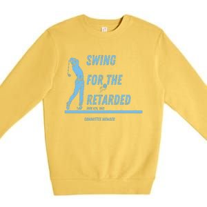 Swing For The Retarded June 6th 1982 Golf Premium Crewneck Sweatshirt