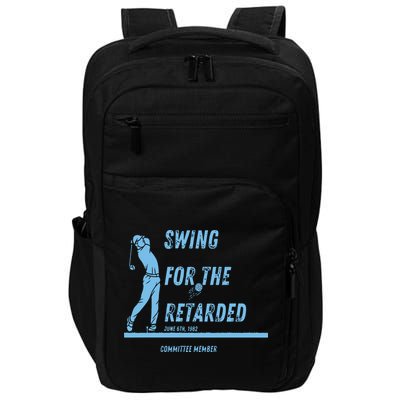 Swing For The Retarded June 6th 1982 Golf Impact Tech Backpack