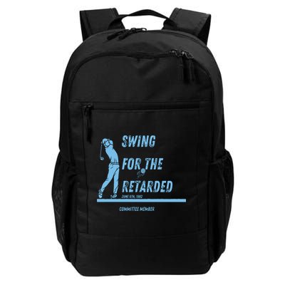 Swing For The Retarded June 6th 1982 Golf Backpack