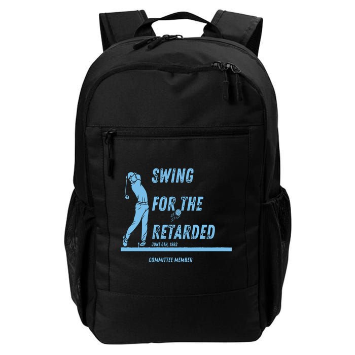 Swing For The Retarded June 6th 1982 Golf Backpack