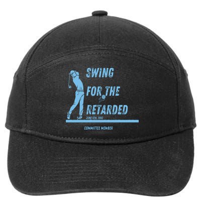 Swing For The Retarded June 6th 1982 Golf 7-Panel Snapback Hat