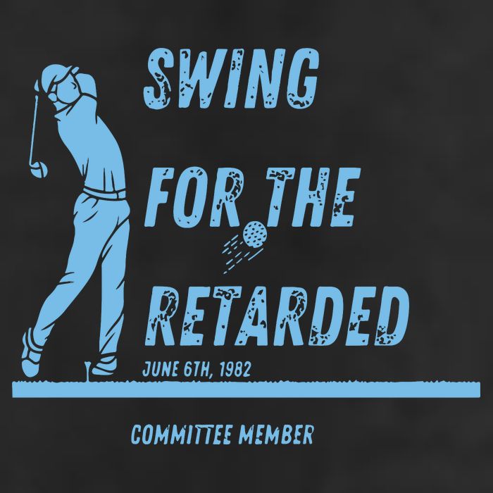 Swing For The Retarded June 6th 1982 Golf Adult Drive Performance Visor