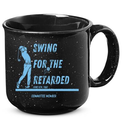 Swing For The Retarded June 6th 1982 Golf 15oz Campfire Ceramic Mug