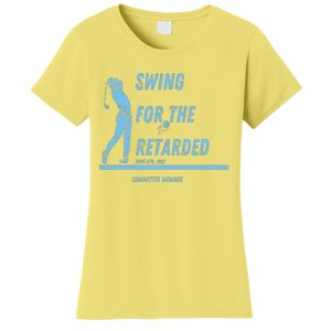 Swing For The Retarded June 6th 1982 Golf Women's T-Shirt