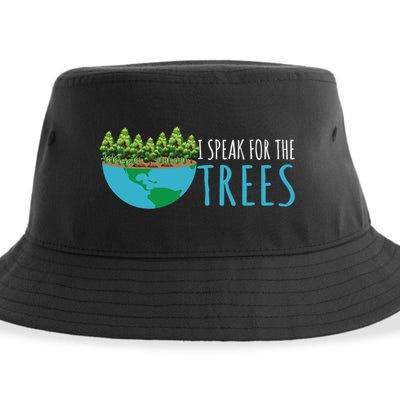 Speak For The Trees Activists Environt Earth Day Meaningful Gift Sustainable Bucket Hat