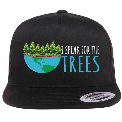 Speak For The Trees Activists Environt Earth Day Meaningful Gift Flatbill Hat