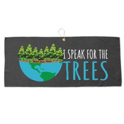 Speak For The Trees Activists Environt Earth Day Meaningful Gift Large Microfiber Waffle Golf Towel